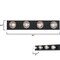 Westinghouse Fixture Wall 100W 4-Light Bath Bar, Matte Black No Shade 6117600 - alternate 8